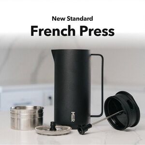 Miir French Press Black 33oz NIB
